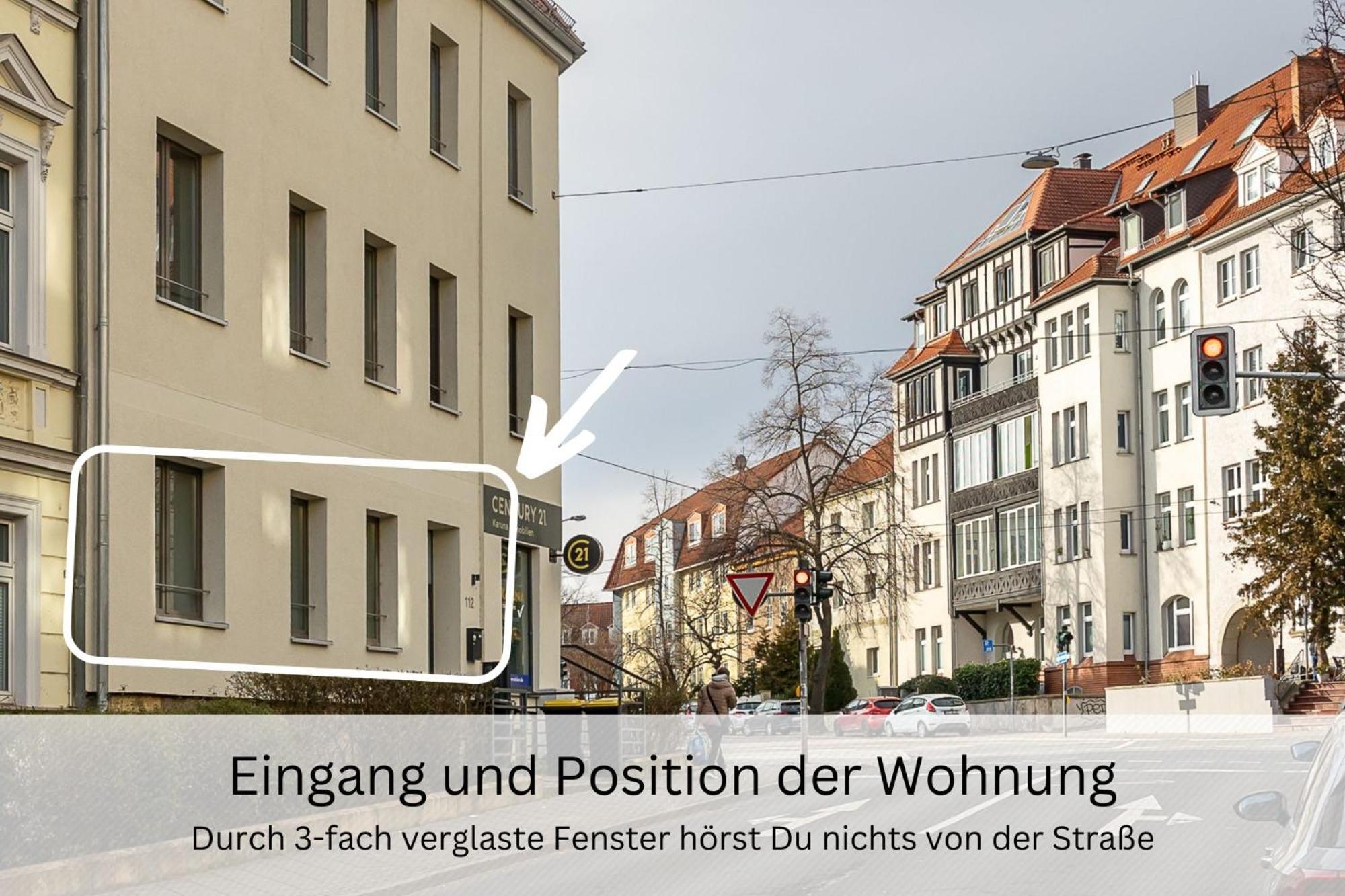Bohnapartments - Altstadtoase - Balkon Und Garten - Wlan Erfurt Buitenkant foto