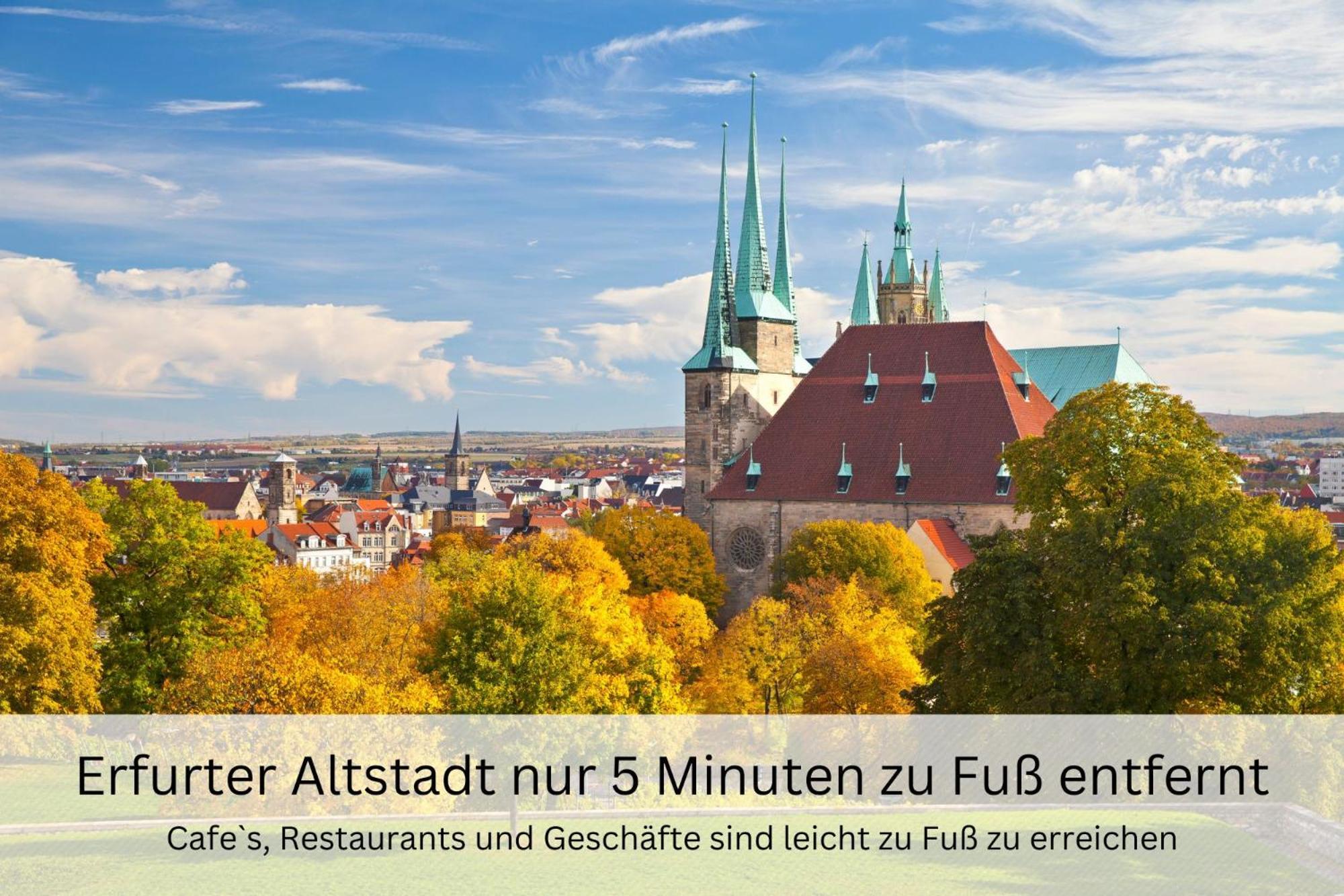 Bohnapartments - Altstadtoase - Balkon Und Garten - Wlan Erfurt Buitenkant foto