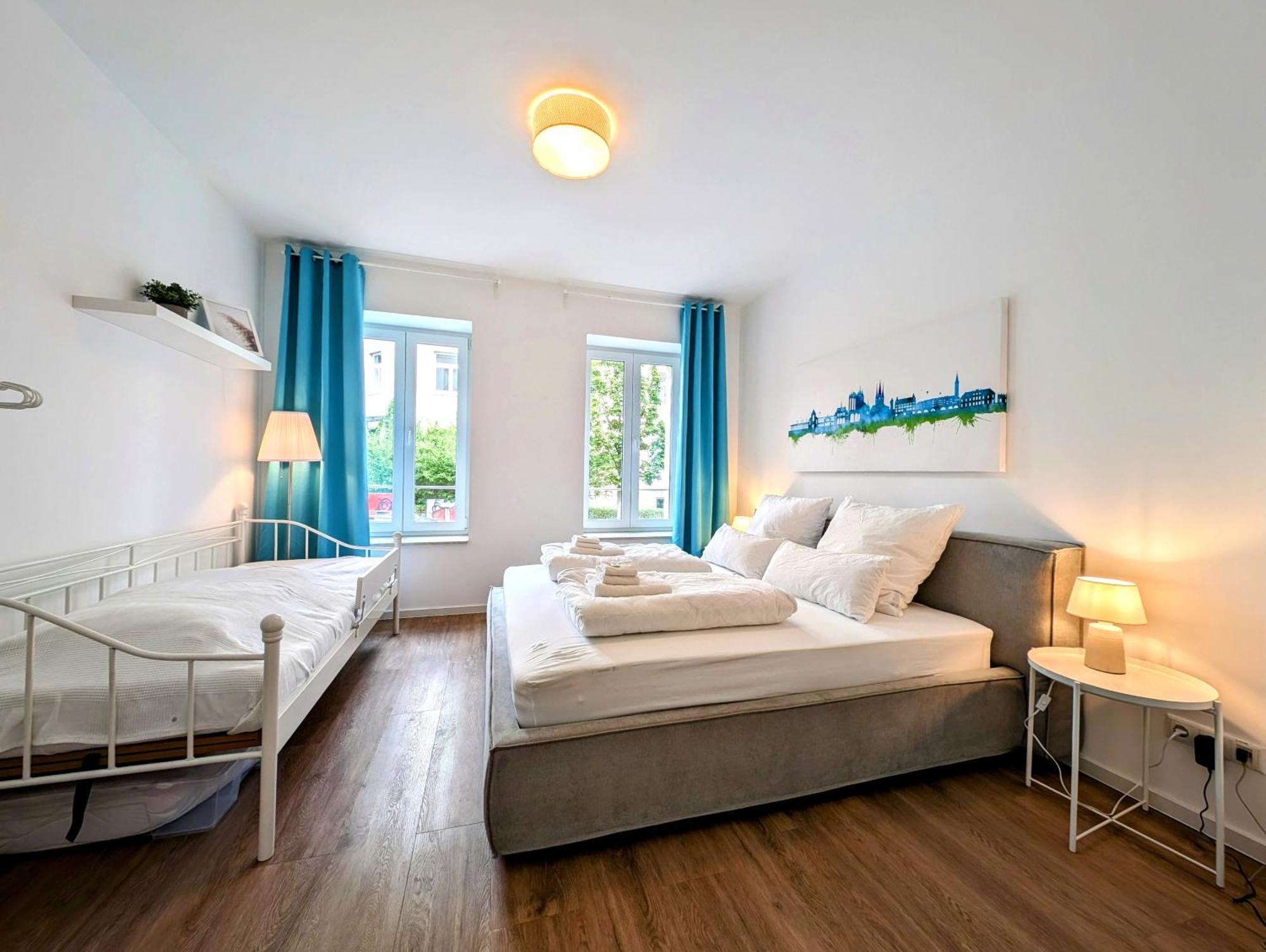 Bohnapartments - Altstadtoase - Balkon Und Garten - Wlan Erfurt Buitenkant foto